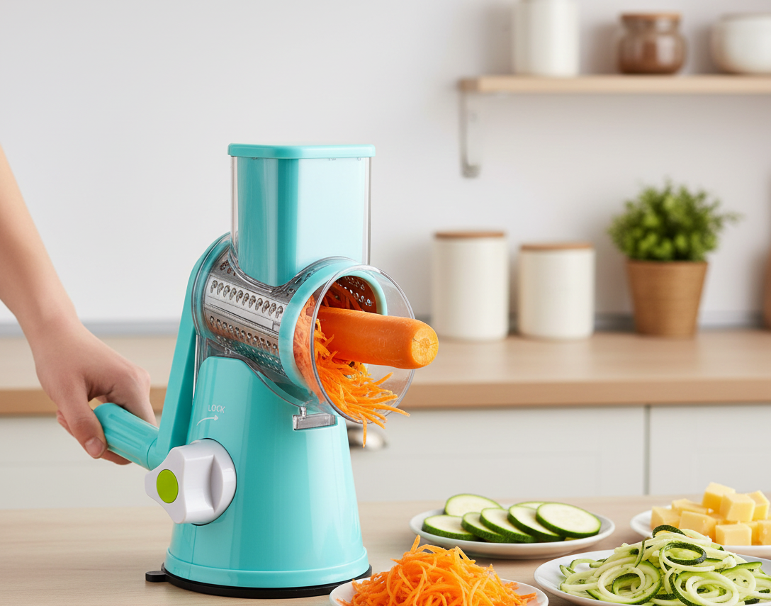Multifunctional Vegetable cutter's functionality