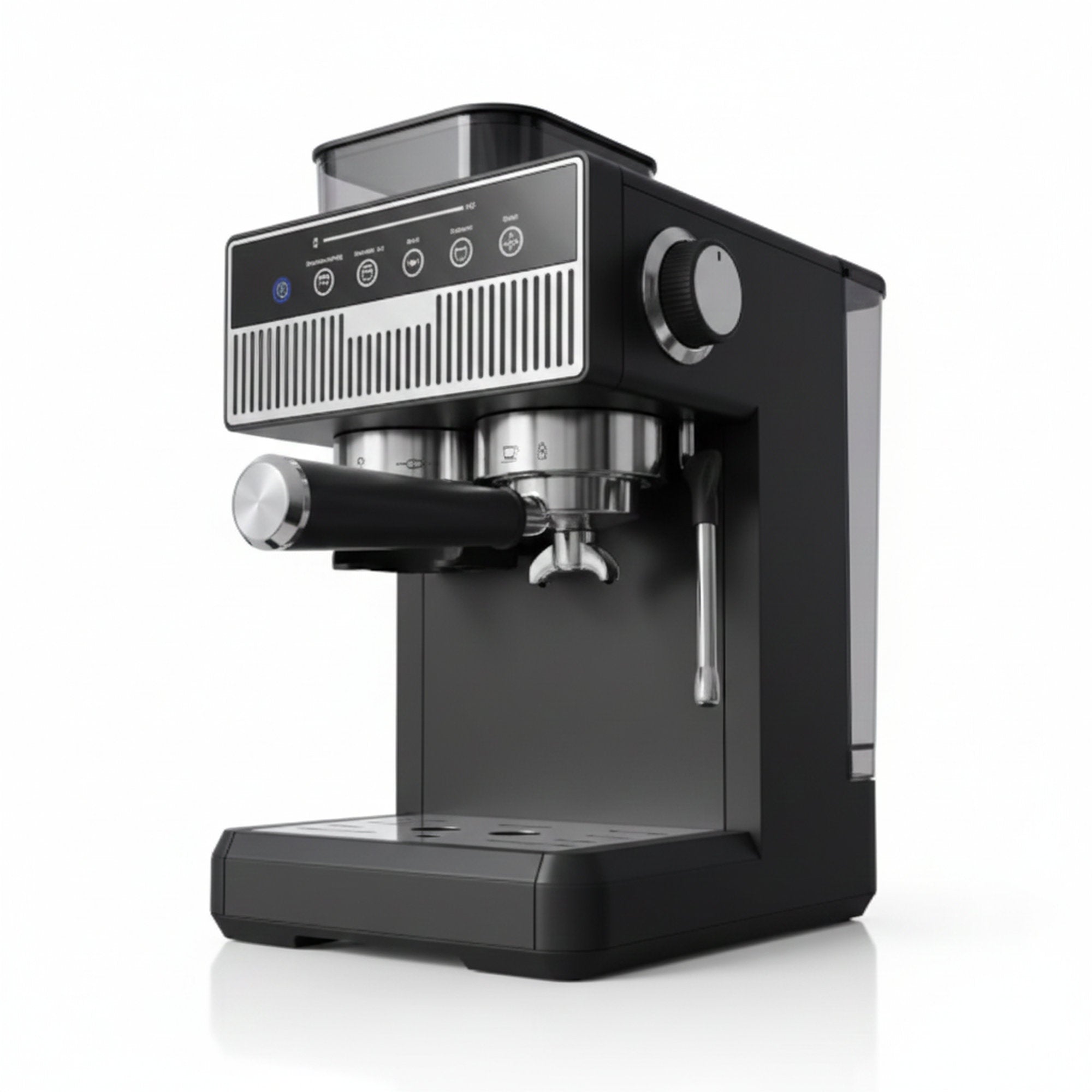 Black espresso machine